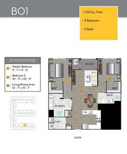Floor Plan layout B01